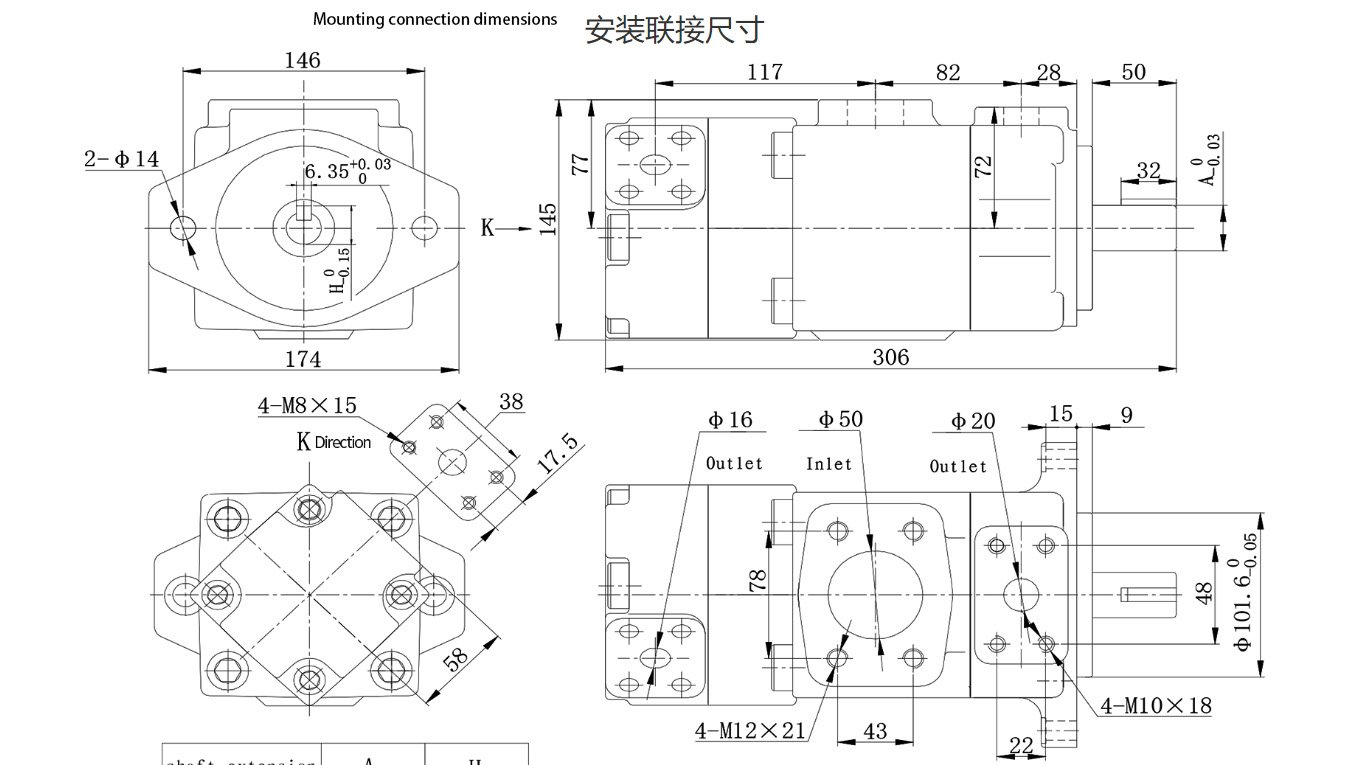Пластинчатые насосы серии PV2R (PV2R21-47-19F)